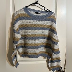 SHEIN Multicolor Striped Sweater